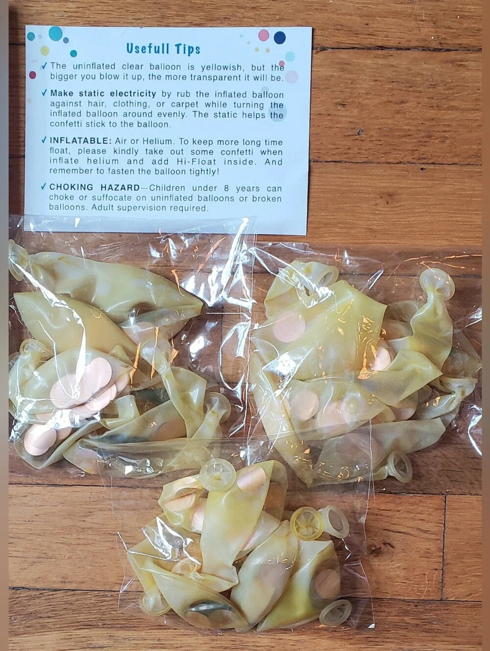 NEW Birthday Party Celebrations Gold Metal Confetti Latex Balloons 21 count